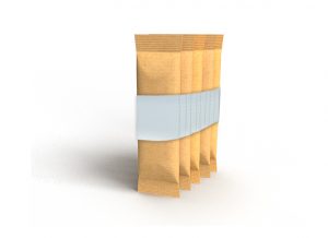 umweltfreundliche Kartonbanderole mit Perforation