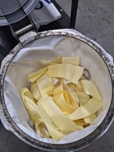 Wiederverwertung von Wachspapier